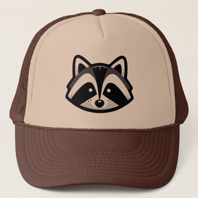 Casquette Conception Raccoon simple (Devant)