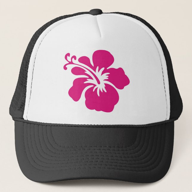 Casquette Conception rose de ketmie (Devant)