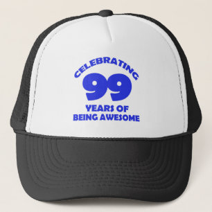 Casquette conceptions d'anniversaire de 99 années