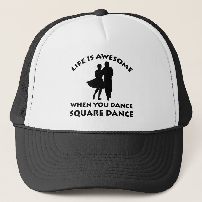 Casquette conceptions de danse carrée (Devant)