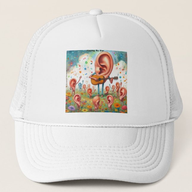 Casquette Concert de guitare d'oreille : jouer à l'oreille (Devant)