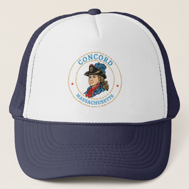 Casquette Concord Massachusetts Colonial (Devant)