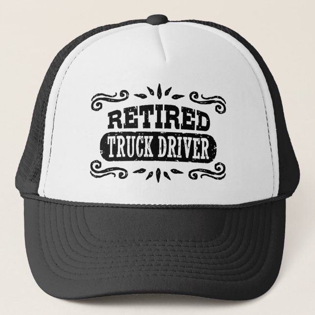 Casquette Conducteur de camion retraité (Devant)
