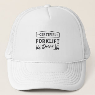 Casquette Conducteur de chariot élévateur à fourche certifié