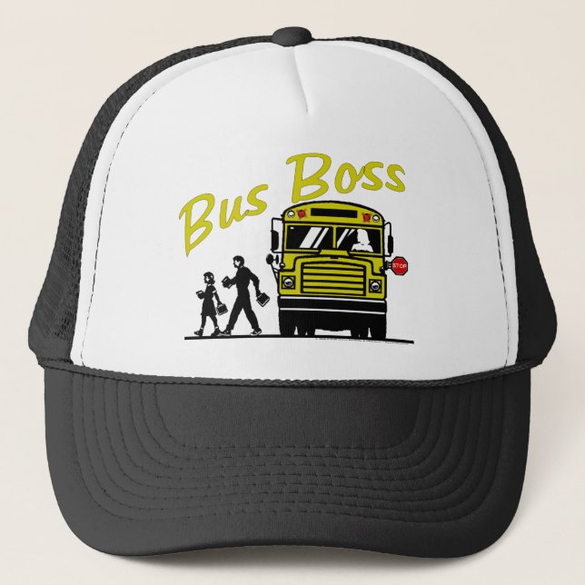 Casquette Conducteur de femelle de patron d'autobus (Devant)