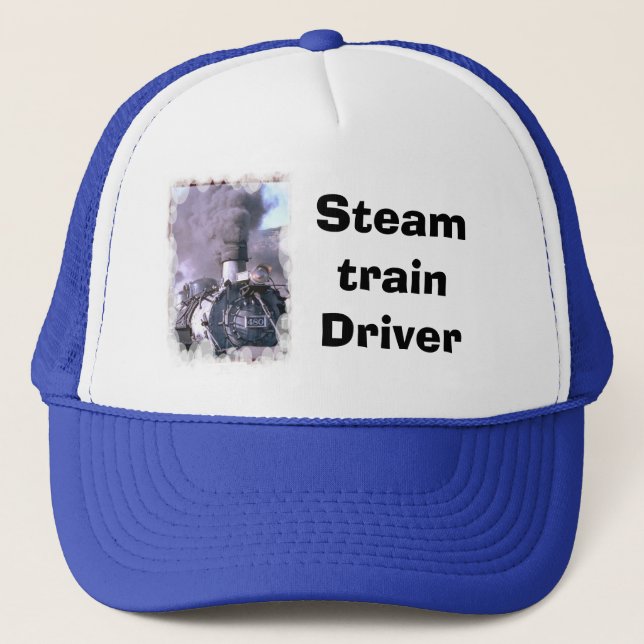 Casquette Conducteur de train de vapeur (Devant)