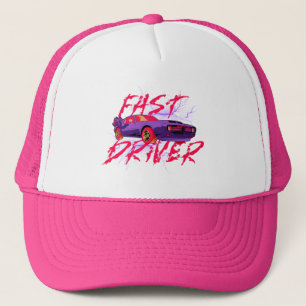 Casquette CONDUCTEUR RAPIDE - violet
