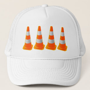 Casquette Cône de signalisation avec bandes grises