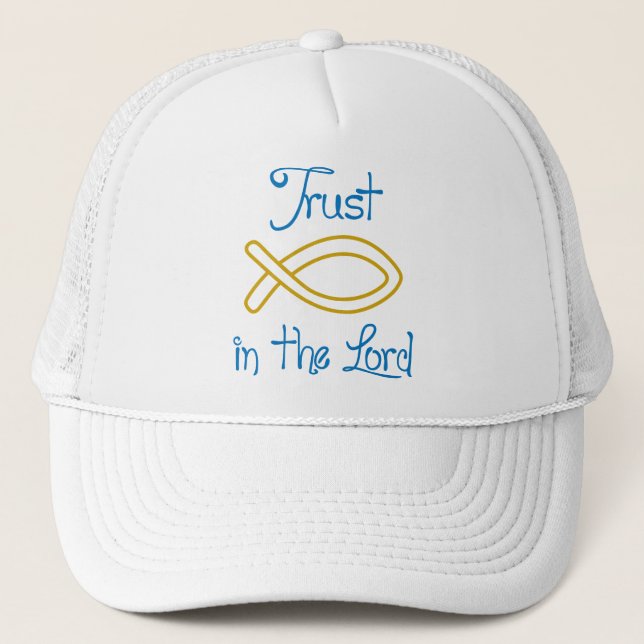 Casquette Confiance dans le Seigneur (Devant)