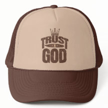 Confiance En Dieu Chapeau Trucker