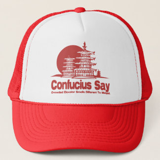 Casquette Confucius disent