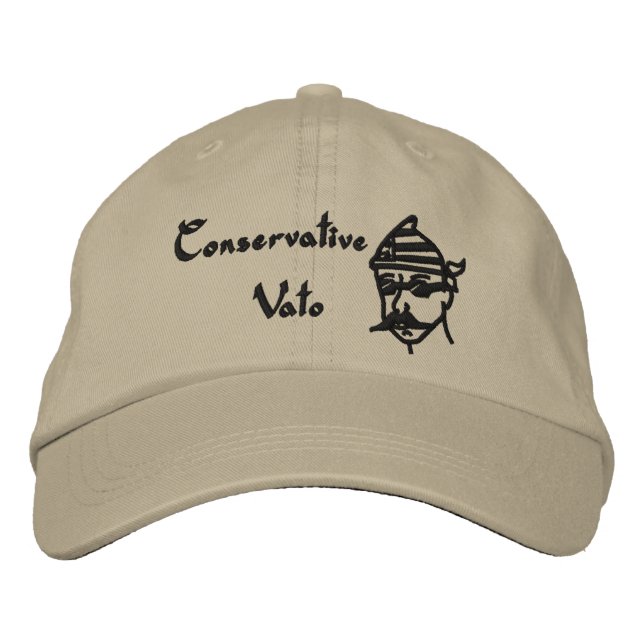 Casquette conservateur de baseball de Vato brodé (Devant)