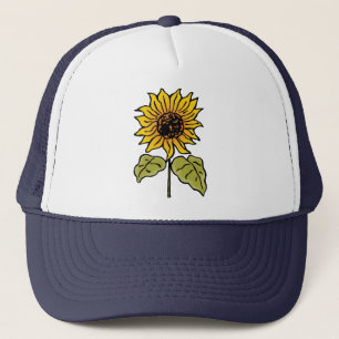 Casquette Conte de fées vintage de l'Oz Tournesol en fleurs