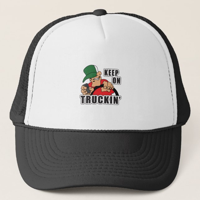 CASQUETTE CONTINUER SUR TRUCKIN (Devant)