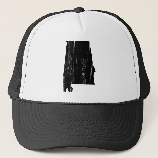 Casquette Contour affligé d'état de l'Alabama (Devant)