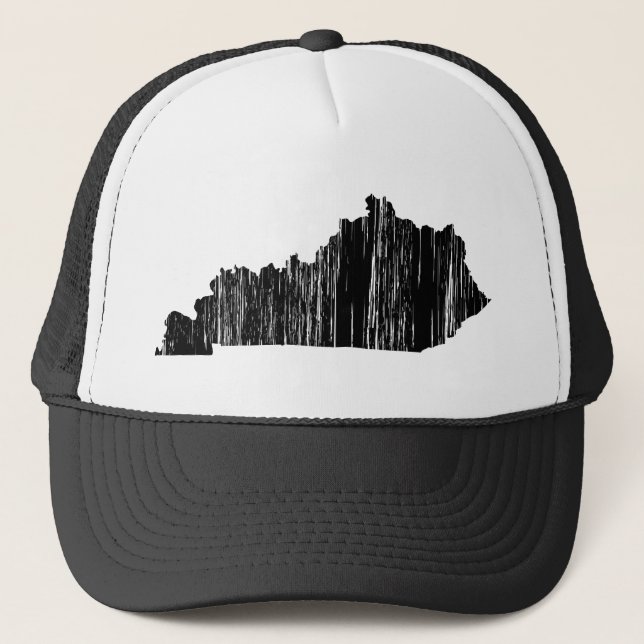 Casquette Contour affligé d'état du Kentucky (Devant)