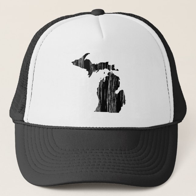 Casquette Contour affligé d'État du Michigan (Devant)