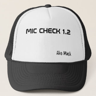 Casquette CONTRÔLE 1,2, Ako Mack de MIC