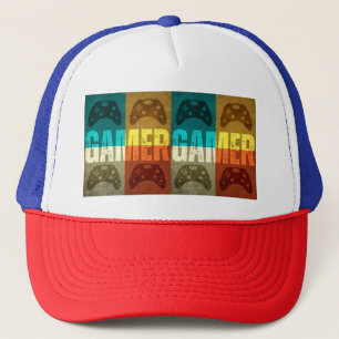 CASQUETTE CONTRÔLEUR DE JEU VIDÉO VINTAGE GAMER