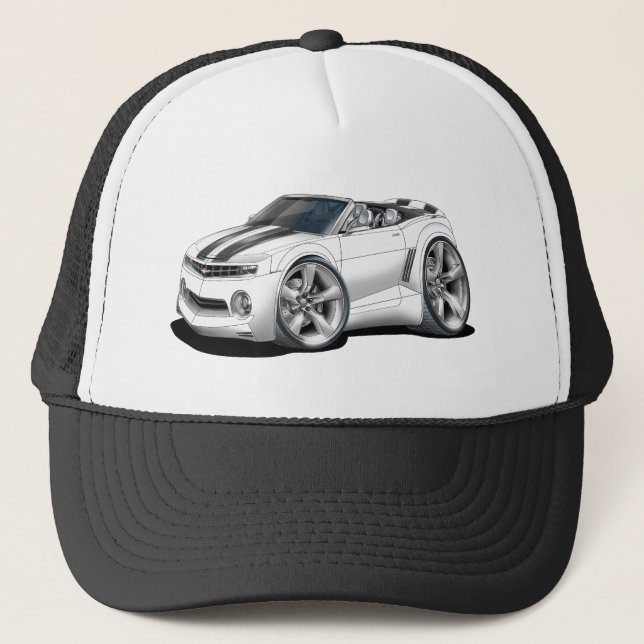 Casquette Convertible 2012 Blanc-Noir de Camaro (Devant)