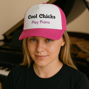 Casquette Cool Chicks Jouer Piano