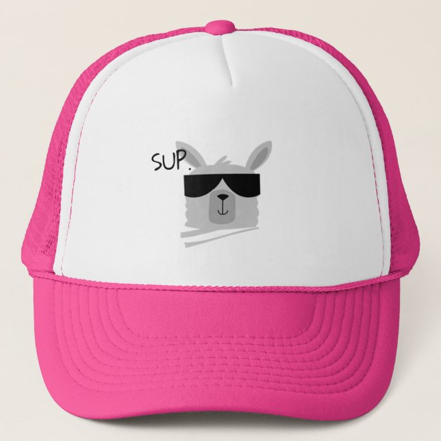 Casquette Cool Llama Mama cadeaux de lama Sup Funny (Devant)