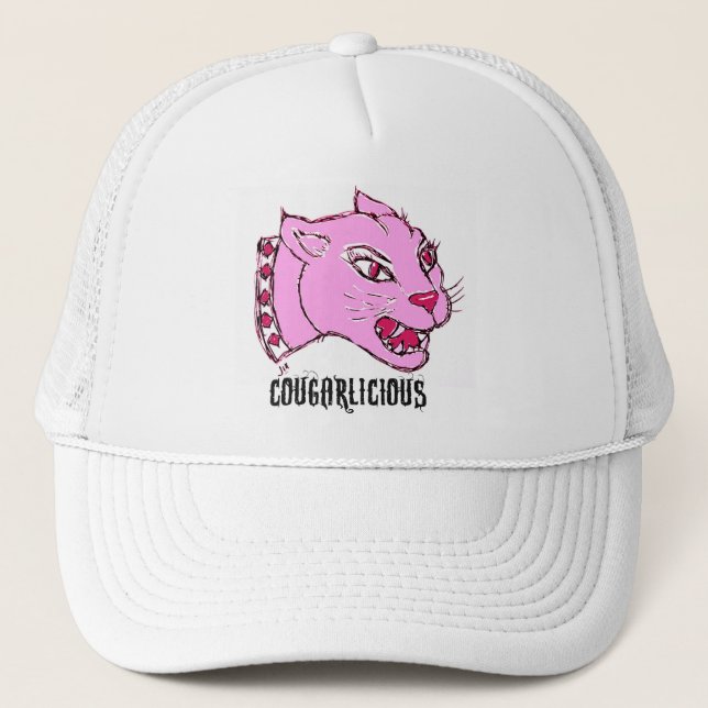 CASQUETTE COPIE DE PUMA DE COUGARLICIOUS DANS LES ROSES (Devant)