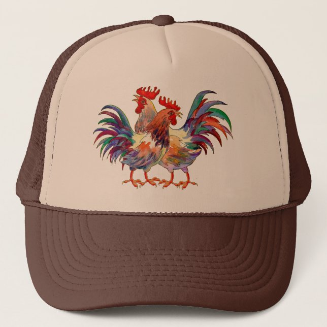 Casquette COQS par SHARON SHARPE (Devant)