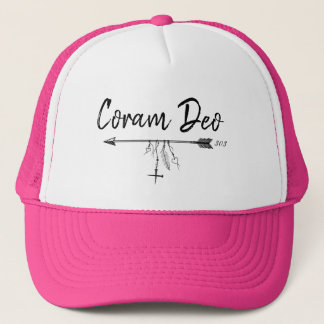 Casquette "Coram Deo" (LATIN : En présence de Dieu.)