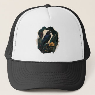 Casquette Corbeau botanique de minuit