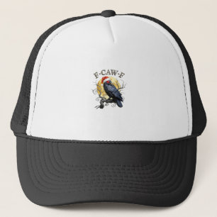 Casquette Corbeau drôle F-Caw-F Oiseau gothique Chapeau de N