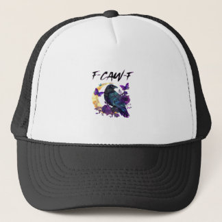 Casquette Corbeau F Caw F Oiseau Drôle Lune Design Gothique