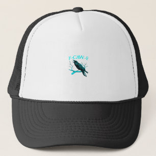 Casquette Corbeau F-Caw-F Oiseau Drôle Rétro