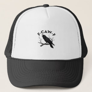 Casquette Corbeau gothique humour F-Caw-F essentiel créatif