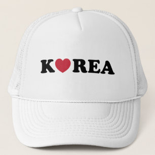 Casquette Corée amour coeur