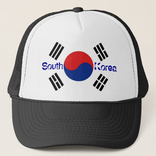 Casquette coréen de souvenir de drapeau de la (Devant)