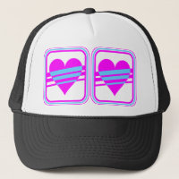 Corey Tiger 80s Vintage Cœur & Rayures