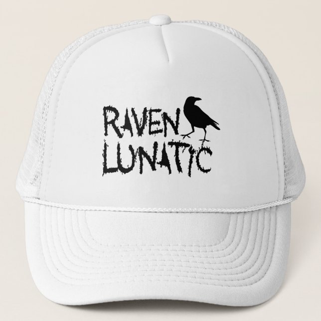 Casquette Corneille noire folle de Raven (Devant)