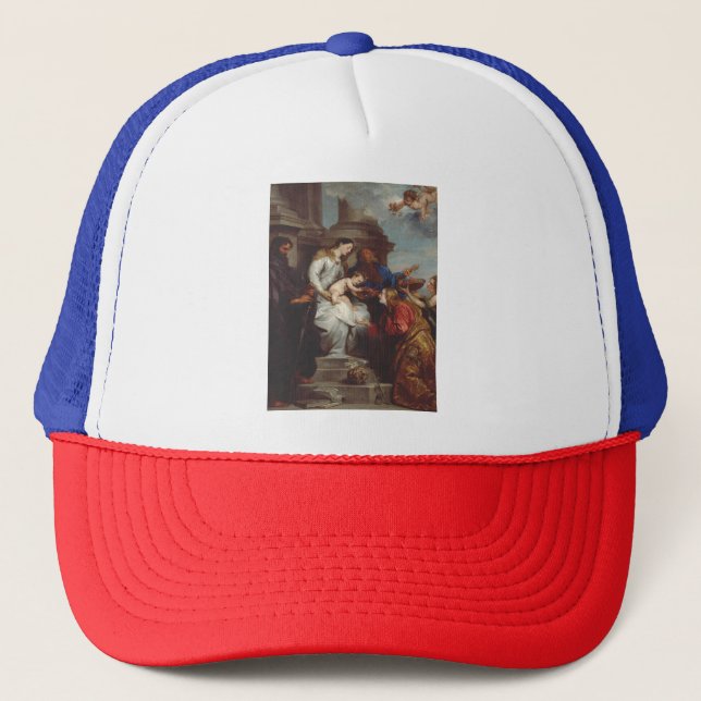 Casquette Coronation de Saint Rosalia par Anthony van Dyck (Devant)