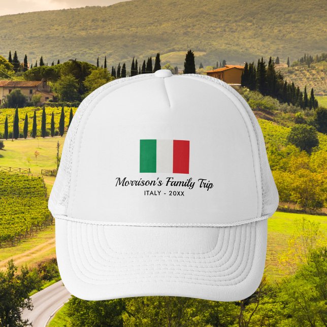 Casquette Correspondance famille Italie Voyage italien drape (Créateur téléchargé)