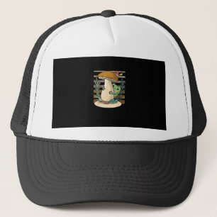 Casquette Cottagecore Forêt de Champignons Crapaud Goblincor