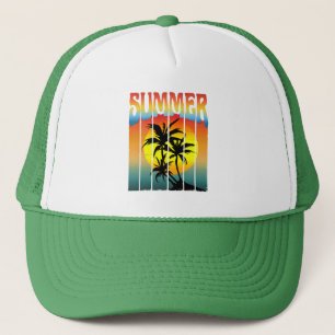 CASQUETTE COUCHER DE SOLEIL ESTIVAL CALME