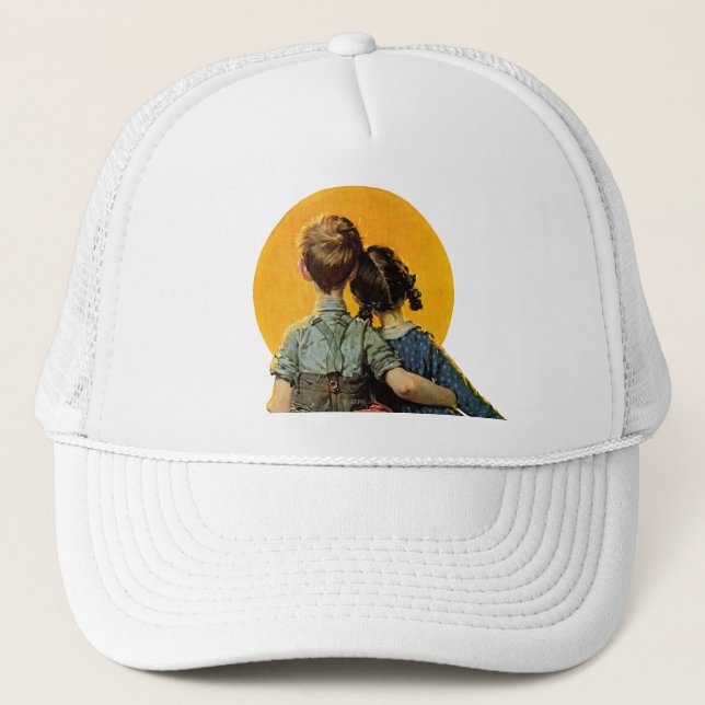 Casquette Coucher du soleil (Devant)