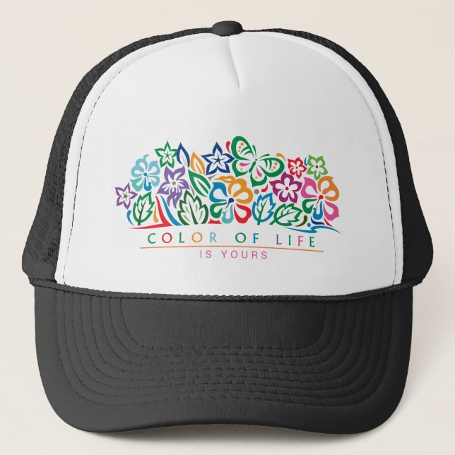 Casquette Couleur du chapeau de camionneur LIfe (Devant)