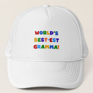 Casquette Couleurs lumineuses du Meilleur-est Gramma du