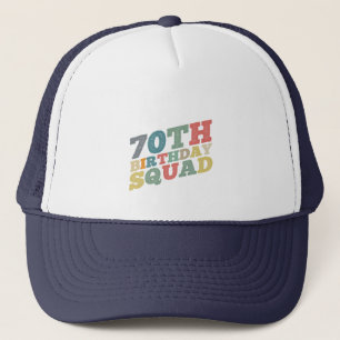Casquette Couleurs vintages Trouvé 70e anniversaire