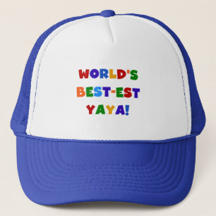 Casquette Couleurs vives les meilleurs cadeaux de Yaya au mo