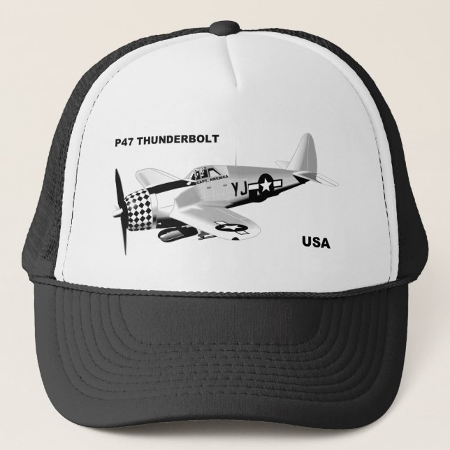 CASQUETTE COUP DE FOUDRE P-47 (Devant)