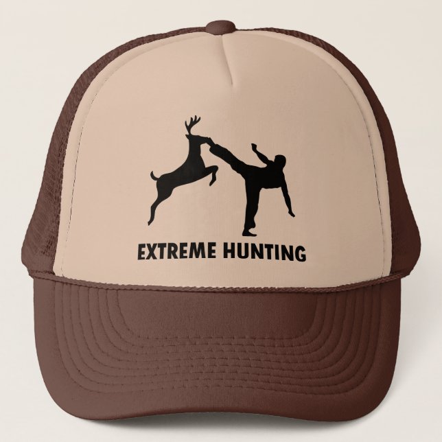 Casquette Coup-de-pied extrême de karaté de cerfs communs de (Devant)