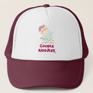 Casquette Couple Noodles Funny Ramen Lunch Art